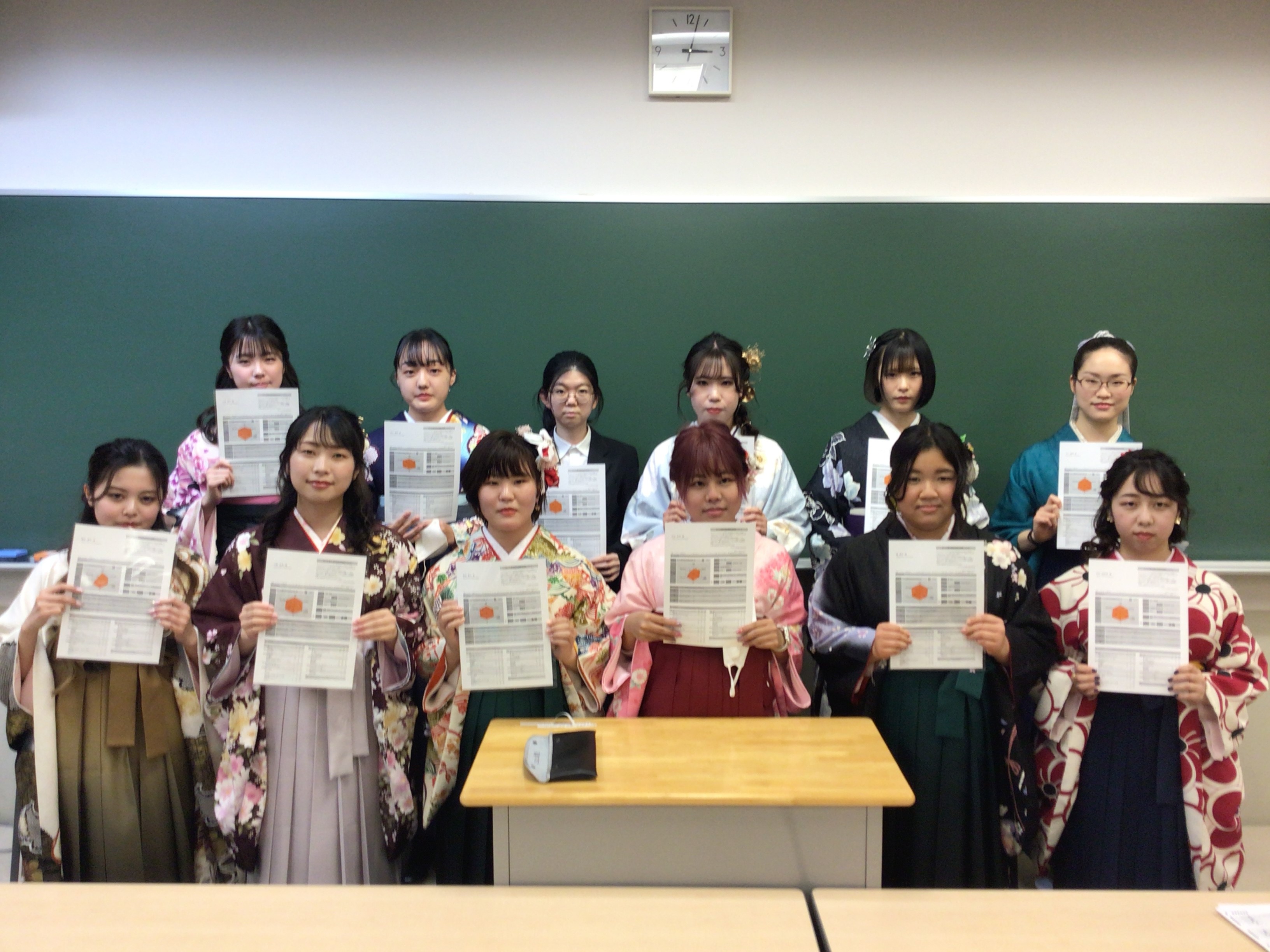 合格者の写真